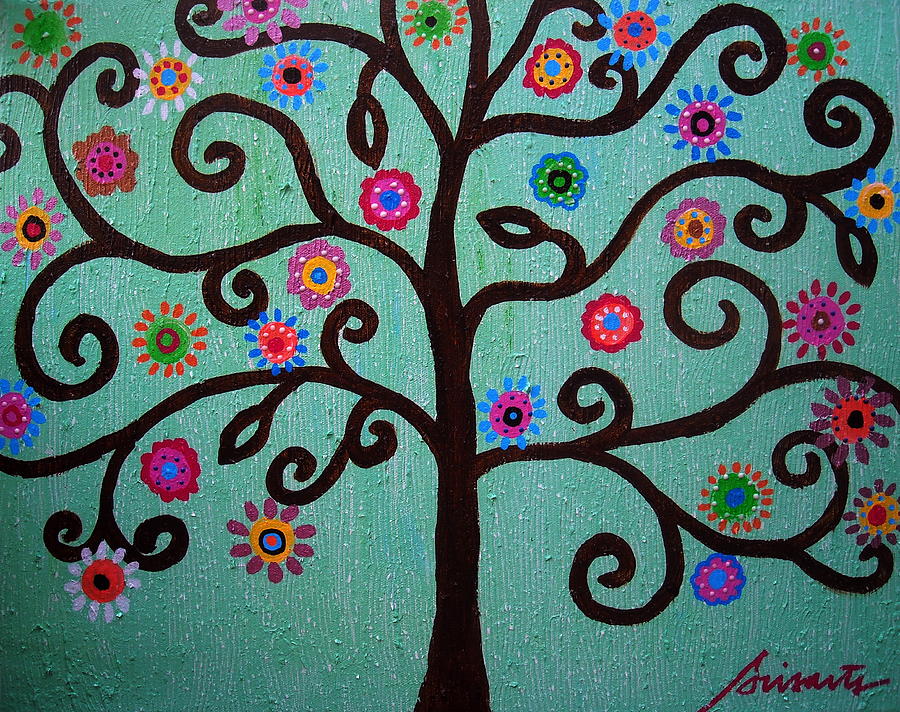 Tree Of Life #34 Painting by Pristine Cartera Turkus