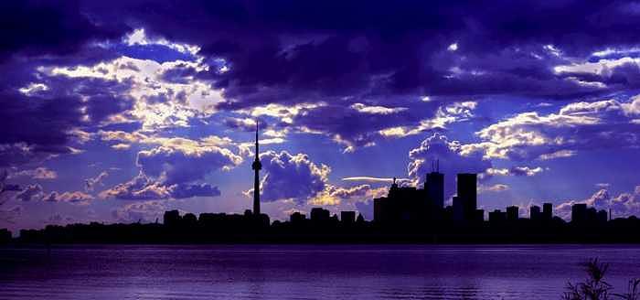 Sky Photograph - Toronto sky by Sean Xiao Sky Photograph - Toronto sky by Sean Xiao