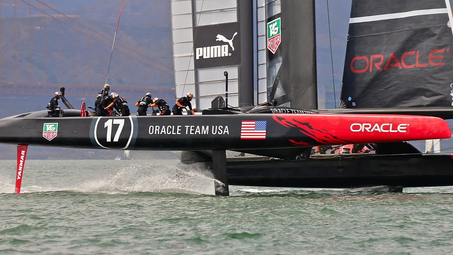 Americas Cup Oracle #23 Photograph by Steven Lapkin