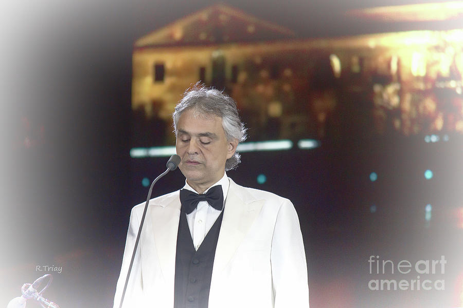 Luciano Pavarotti Photograph - Andrea Bocelli in Concert #13 by Rene Triay FineArt Photos