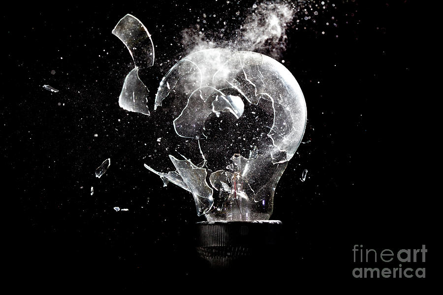 Bulb Explosion #35 Photograph by Gualtiero Boffi