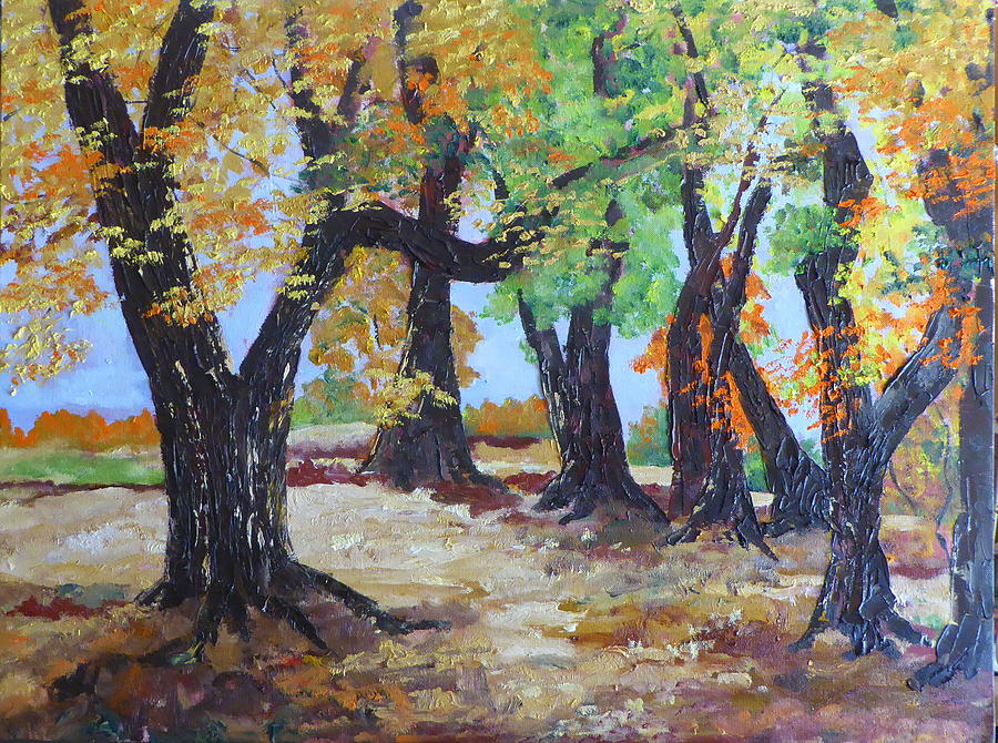 #35 Cottonwood Colors #35 Painting by Cheryl Nancy Ann Gordon
