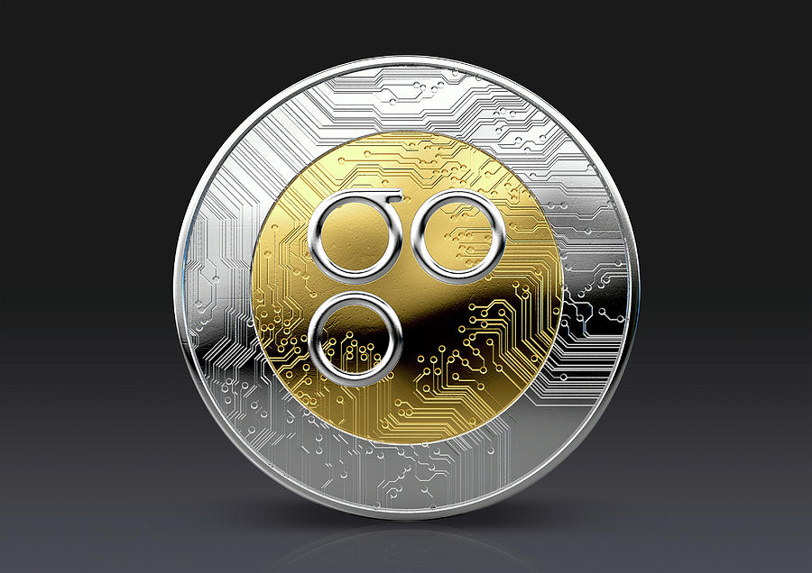 Cryptocurrency Physical Coin Digital Art by Allan Swart | Fine Art America