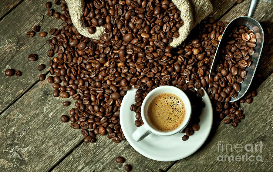 Espresso And Coffee Grain #35 Photograph by Gualtiero Boffi
