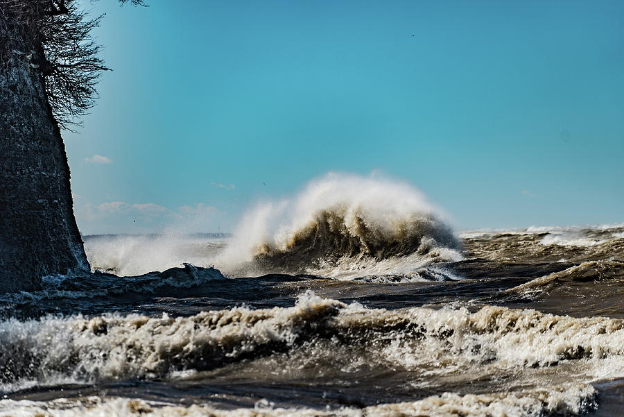 Lake Erie Waves #35 Photograph by Dave Niedbala