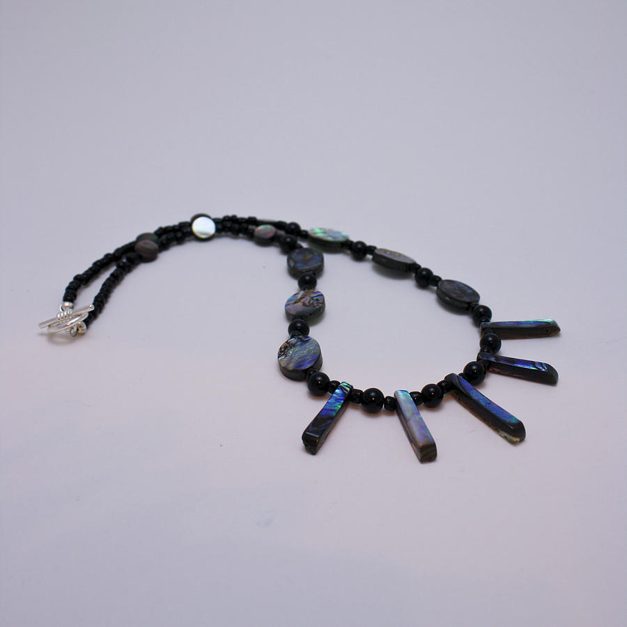 3513 Abalone Shell Necklace Jewelry by Teresa Mucha