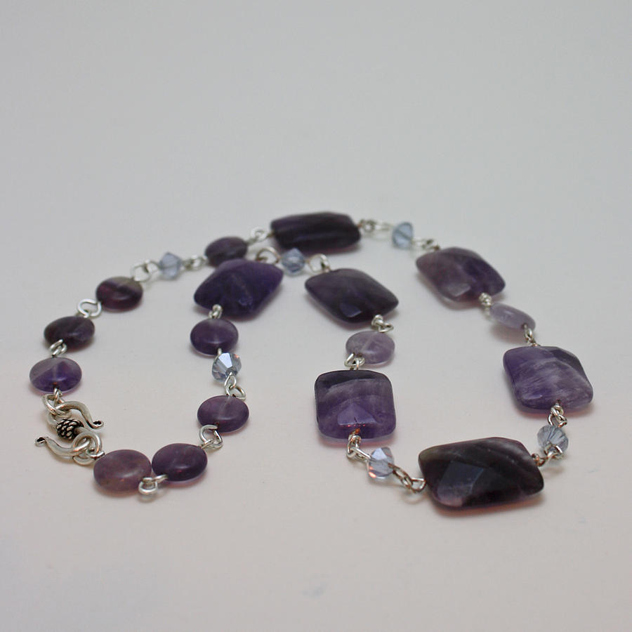 Jewelry Jewelry - 3575 Amethyst Necklace by Teresa Mucha