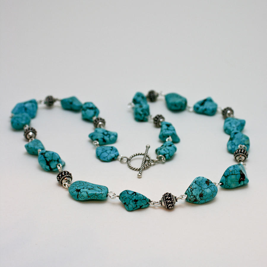 3599 Turquoise Necklace Jewelry by Teresa Mucha