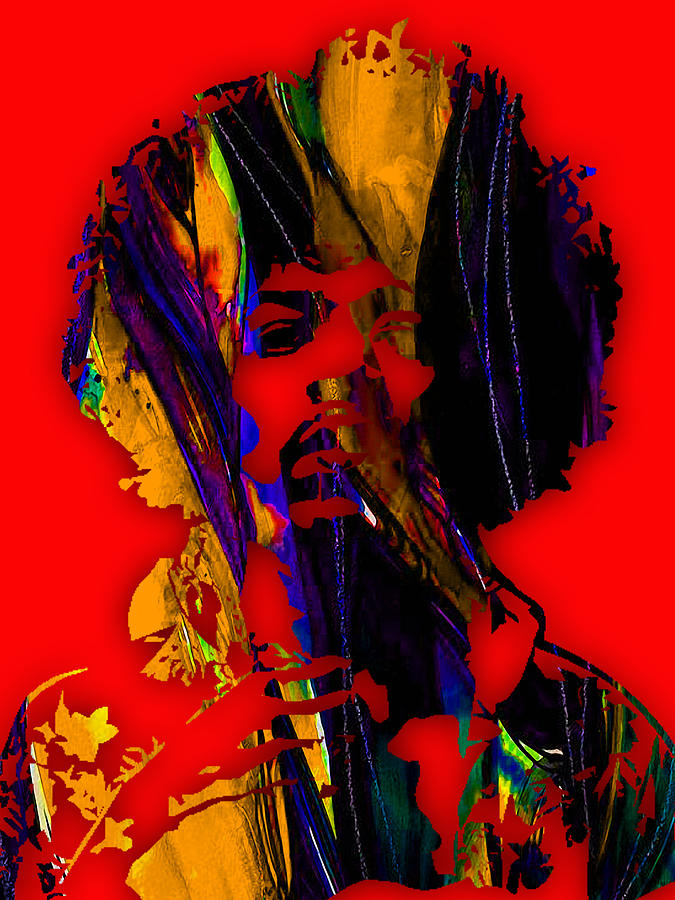 Jimi Hendrix Collection #21 Mixed Media by Marvin Blaine