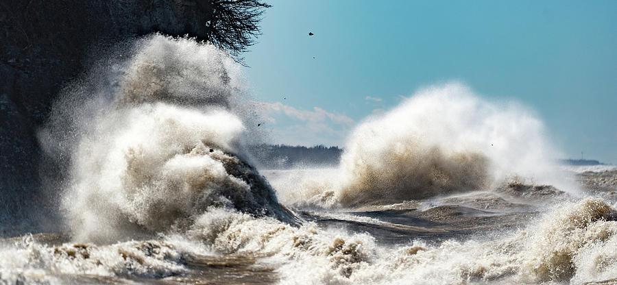 Lake Erie Waves #36 Photograph by Dave Niedbala