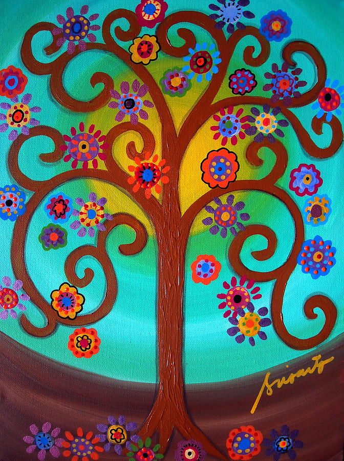 Tree Of Life #36 Painting by Pristine Cartera Turkus