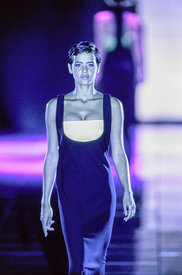 Versace Fall 1991 Rtw Show 36 Photograph by Guy Marineau Versace Fall 1991 Rtw Show 36 Photograph by Guy Marineau