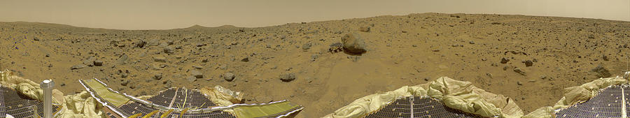 360 Degree Panorama Mars Pathfinder Landing Site Photograph by Paul Fearn