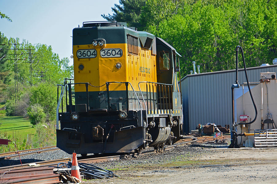 Transportation Photograph - 3604 in the Yard by Mike Martin