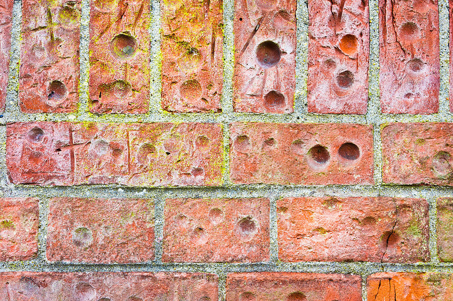 Abstract Photograph - Brick wall #38 by Tom Gowanlock