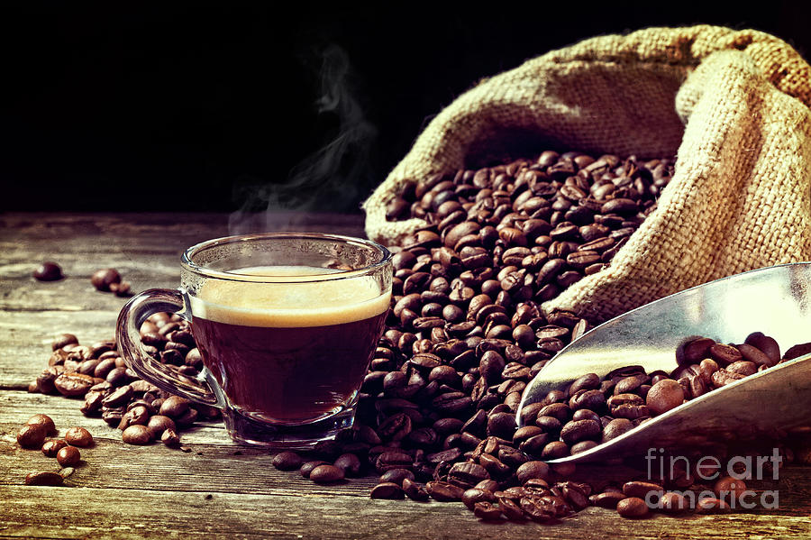 Espresso And Coffee Grain #38 Photograph by Gualtiero Boffi
