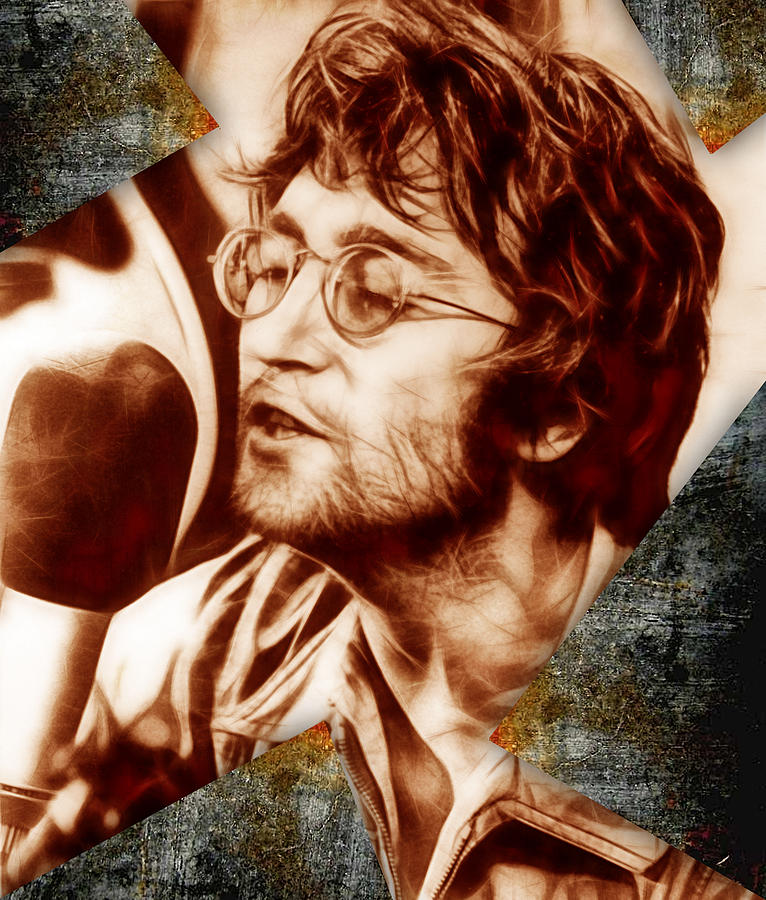 John Lennon Mixed Media - John Lennon Collection #38 by Marvin Blaine