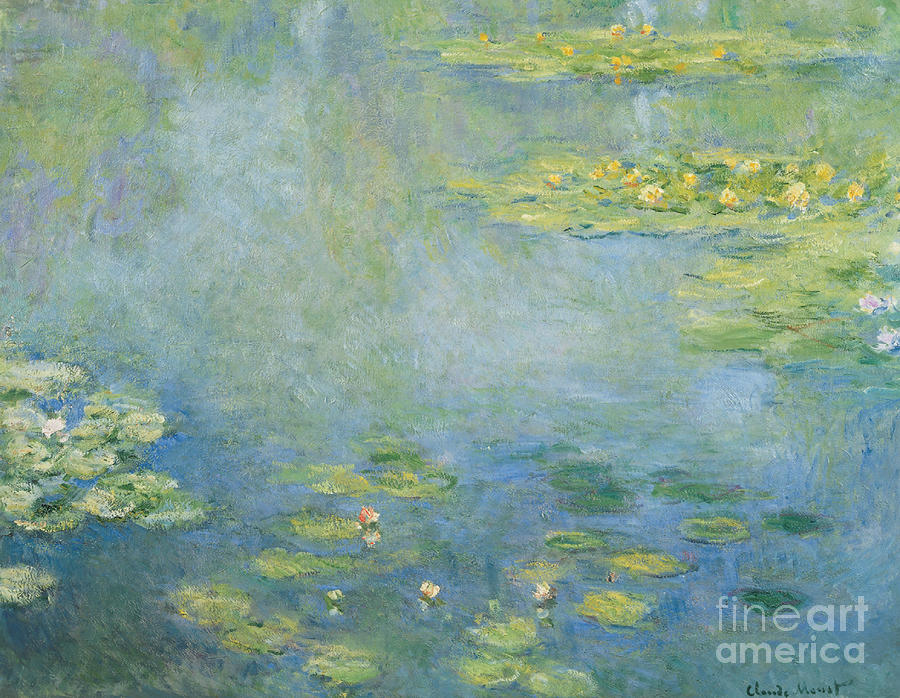 Claude Monet Painting - Waterlilies by Claude Monet