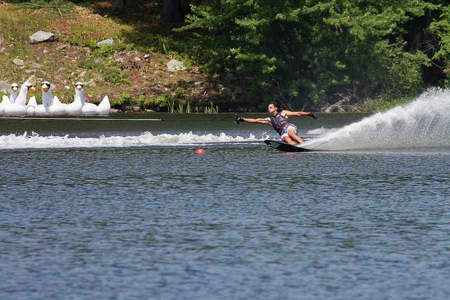 38th Annual Lakes Region Open Water Ski Tournament #39 Photograph by Benjamin Dahl