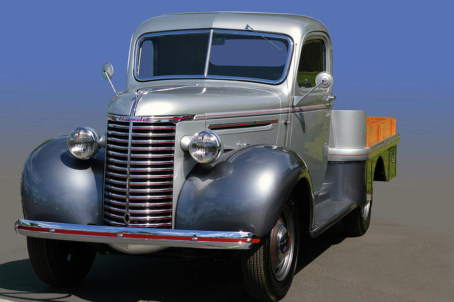 39 Chevy Flatbed Photograph by Bill Dutting
