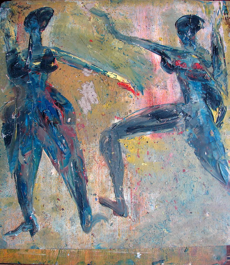 Dance Dance Dance #39 Painting by Anand Swaroop Manchiraju