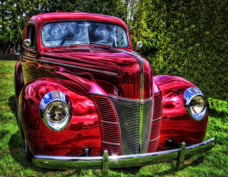 39 Ford Coupe  Photograph by Thom Zehrfeld