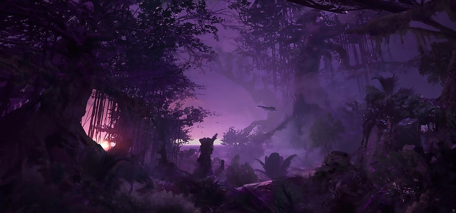 Fantasy Digital Art - Forest #39 by Super Lovely