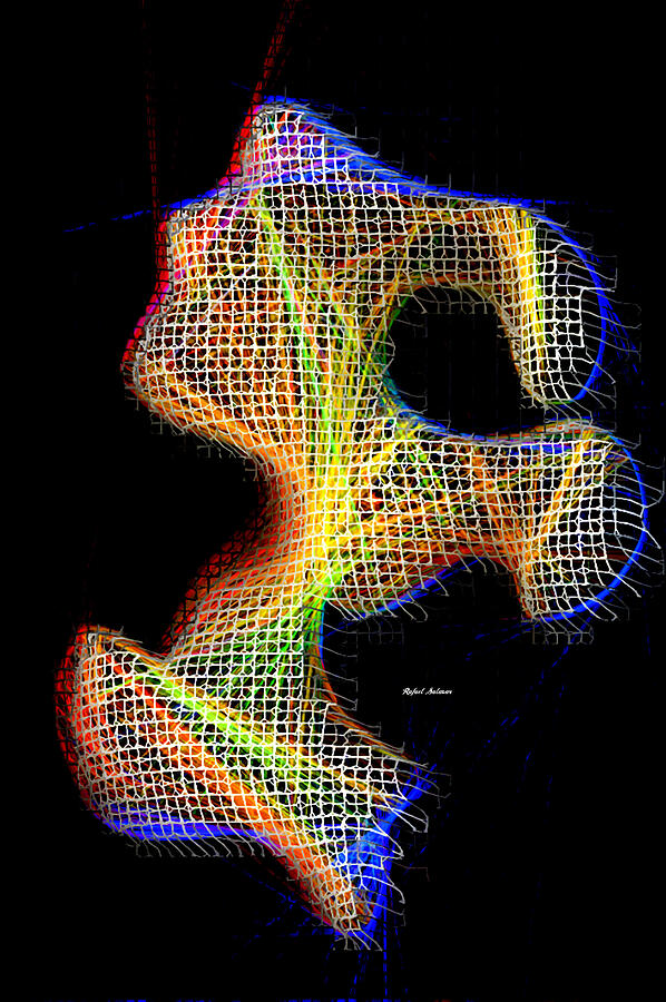 3D Abstract 711 Digital Art by Rafael Salazar