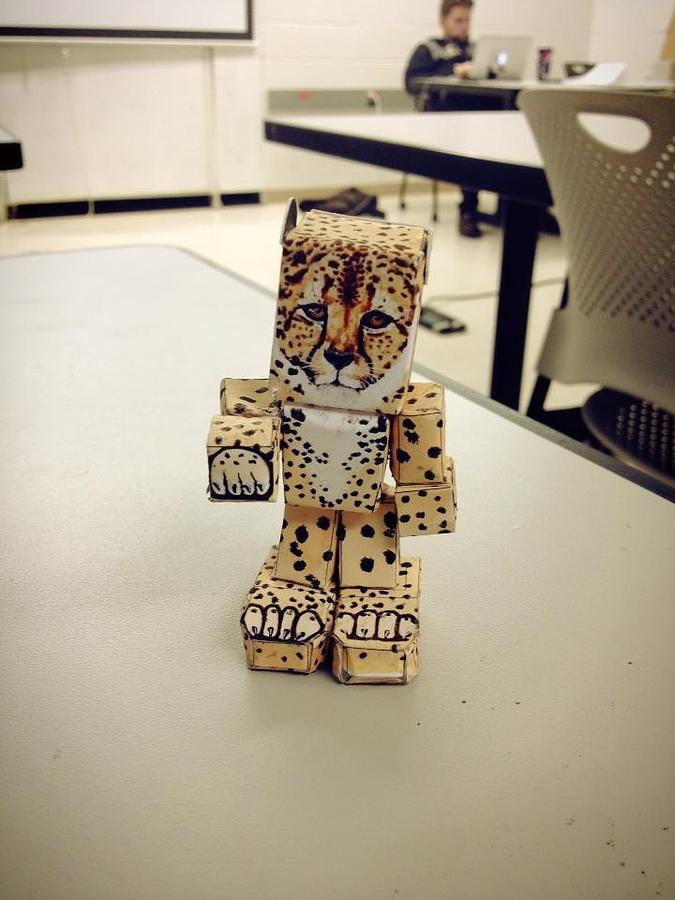 Cheetah Digital Art - 3D Cheetah  by Karina Alfaro