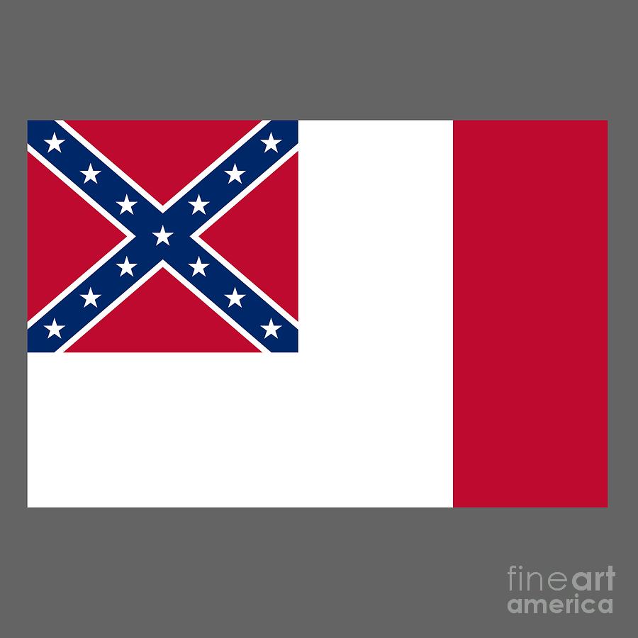 Flag Digital Art - 3d Confederate Flag by Frederick Holiday