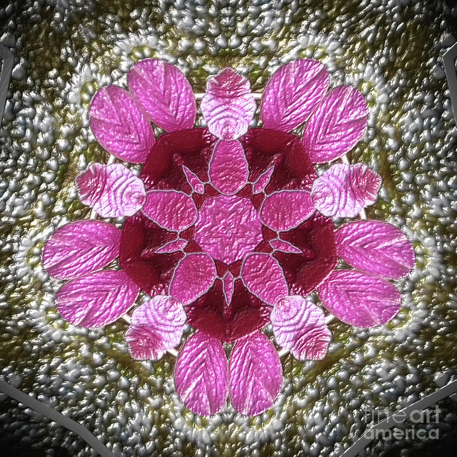 Download 3d Pink Purple Mandala Painting Digital Art By Heinz G Mielke