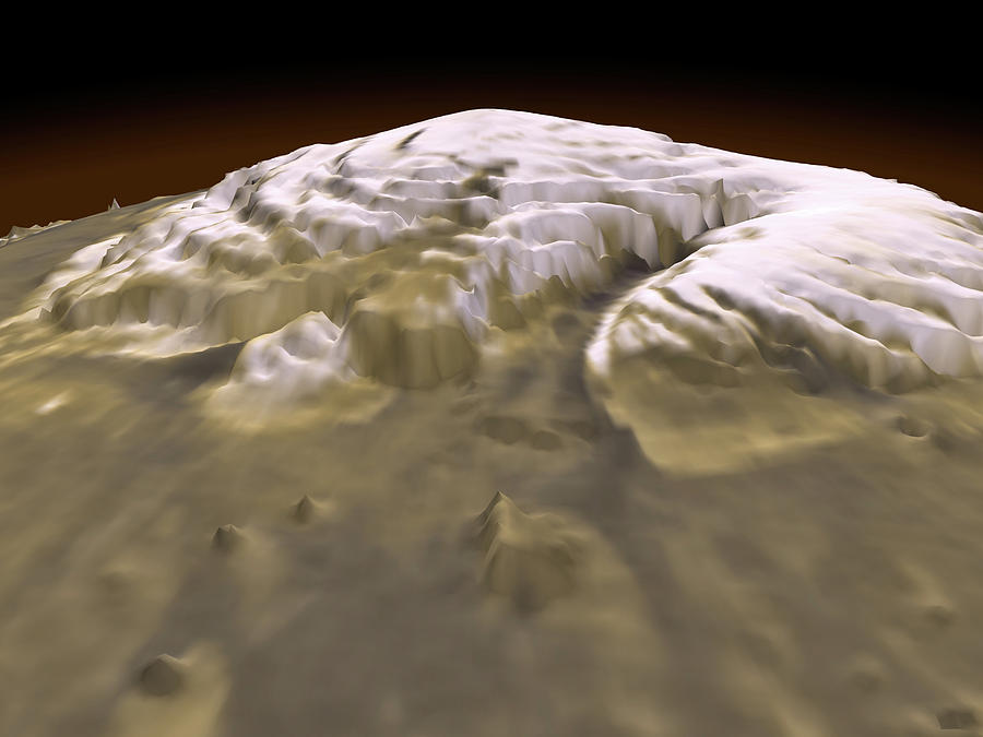 3D View of Mars Photograph by Paul Fearn