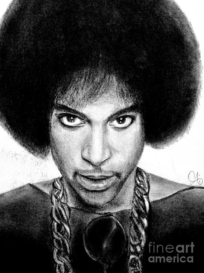 3rd Eye Girl - Prince Charcoal Portrait Drawing - Ai P Nilson by Ai P Nilson 3rd Eye Girl - Prince Charcoal Portrait Drawing - Ai P Nilson by Ai P Nilson