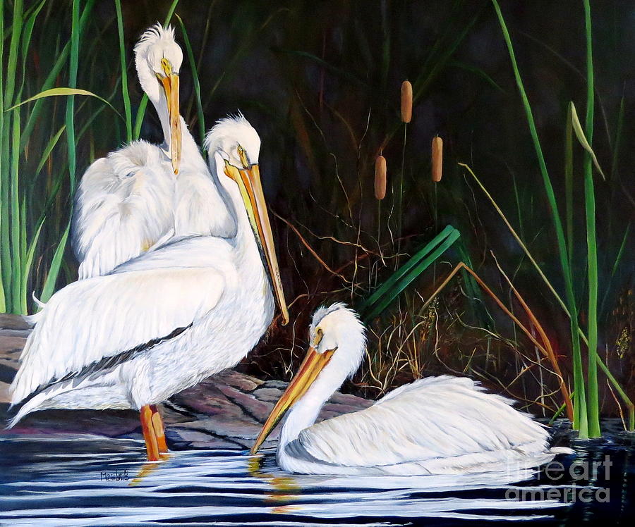 3s Company Painting by Marilyn McNish