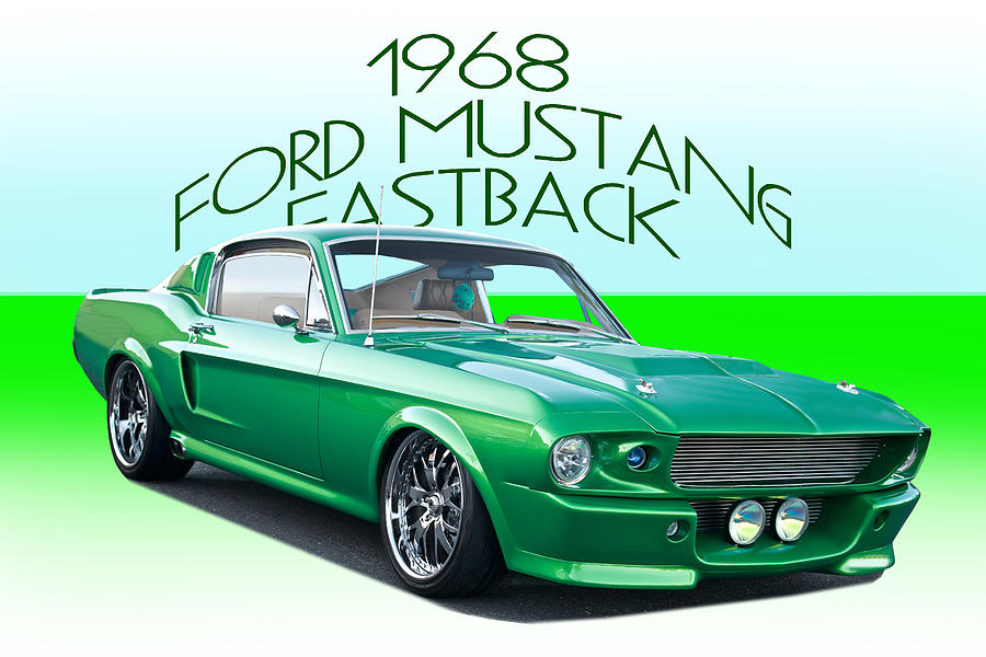 1968 Ford Mustang Fastback Photograph