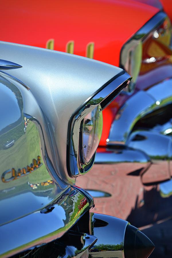 57 Chevy Detail #4 Photograph by Dean Ferreira
