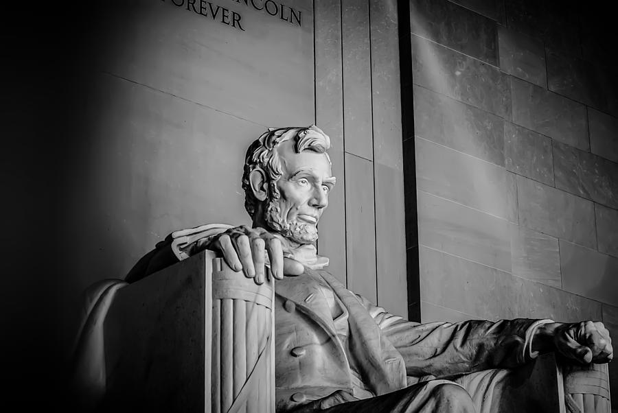 Abraham Lincoln Photograph - Abraham Lincoln Memorial in Washington DC USA #4 by Alex Grichenko