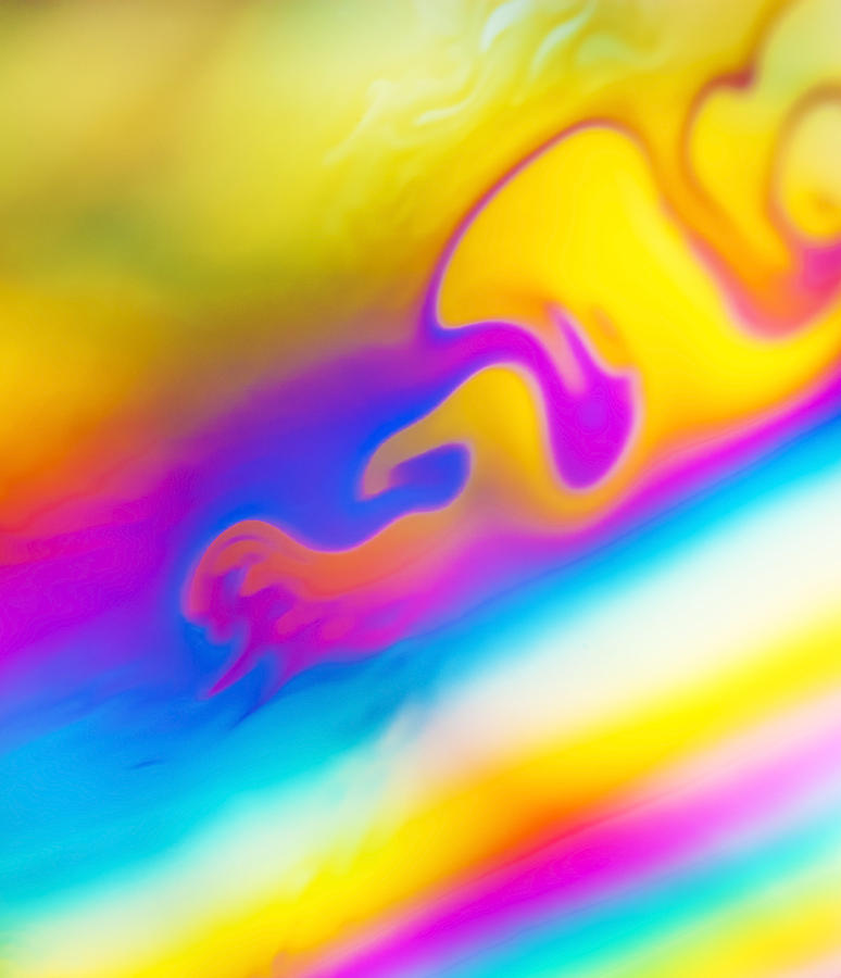 Abstract colours #4 Photograph by John Paul Cullen