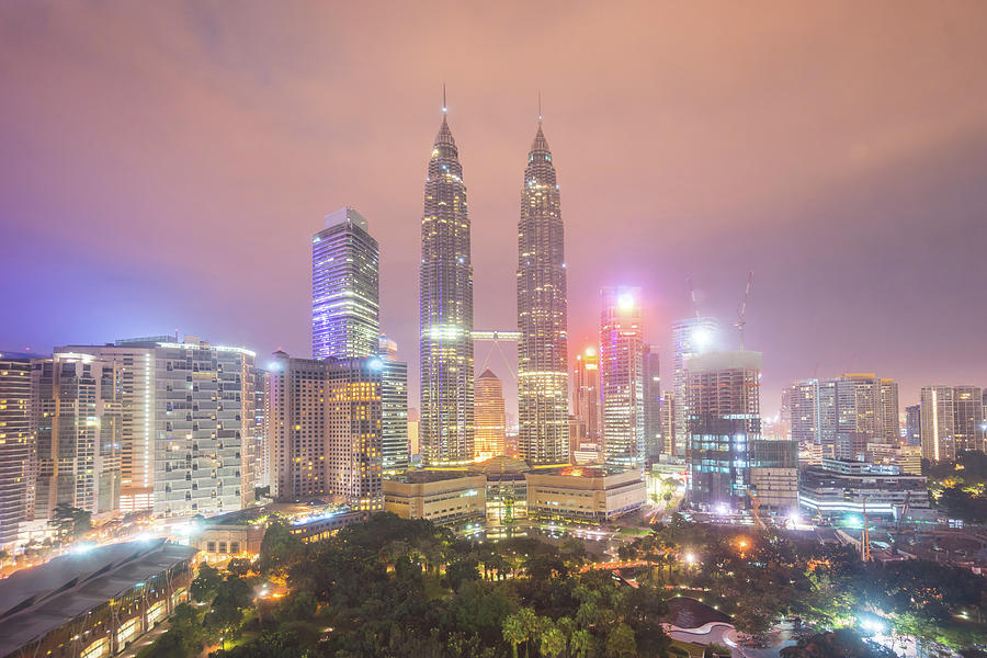 Aerial View Of Kuala Lumper Skyline Photograph By Mohd Ezairi Mohd 