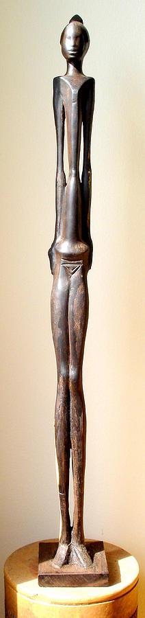 African motives #4 Sculpture by Emin Guliyev