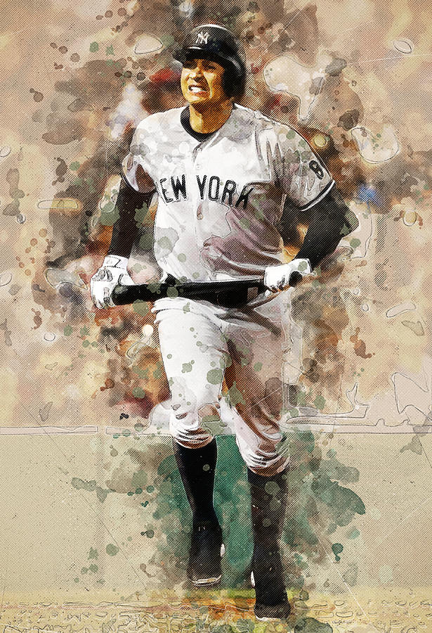 Alex Rodriguez Painting by Nadezhda Zhuravleva