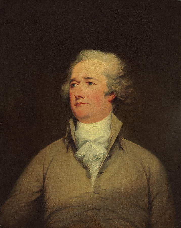 Alexander Hamilton #4 Painting by John Trumbull