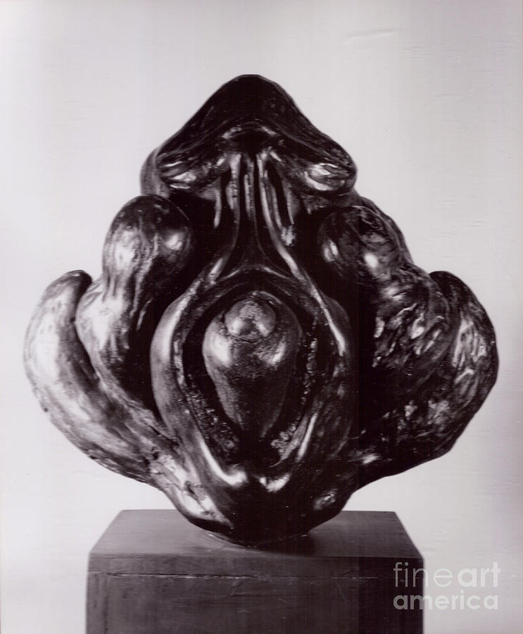 Ape Mother #4 Sculpture by Robert F Battles
