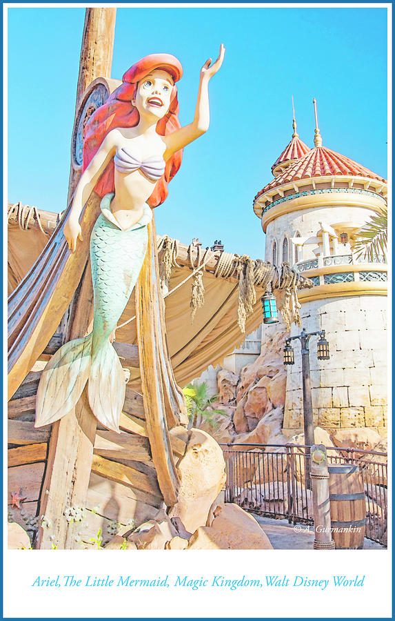 Ariel, The Little Mermaid, Walt Disney World #1 Photograph by A Macarthur Gurmankin