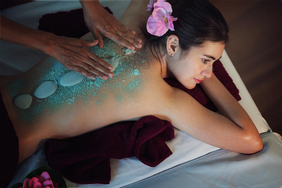 Asian lady relax in skin care aroma therapy #4 Photograph by Anek Suwannaphoom
