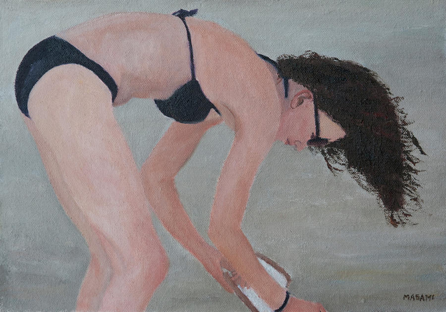 At The Beach #4 Painting by Masami Iida