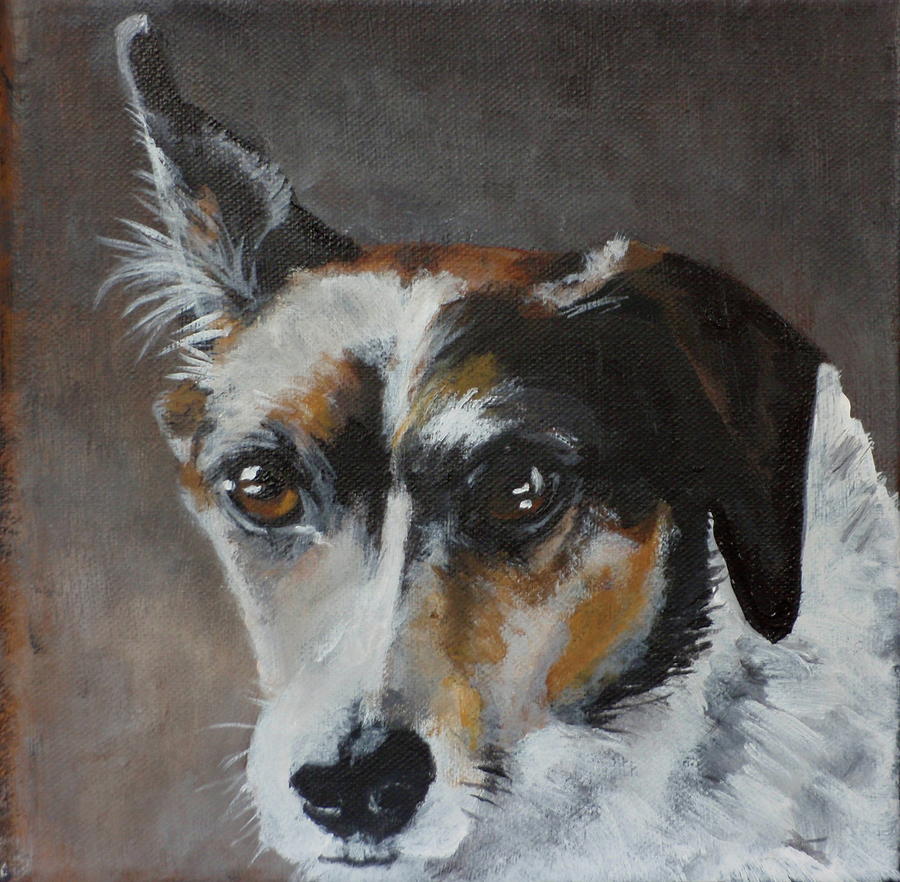 Bailey #4 Painting by Carol Russell