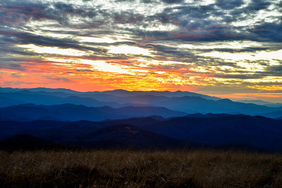 Bald Mountain Sunset Photograph by Ryan Phillips - Fine Art America