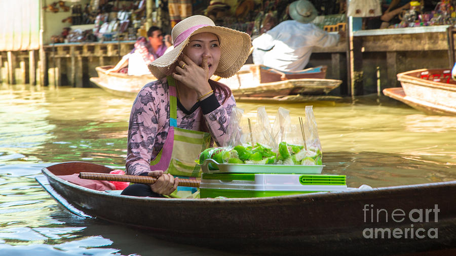 Bangkoks Floating Market #4 Photograph by Rene Triay FineArt Photos