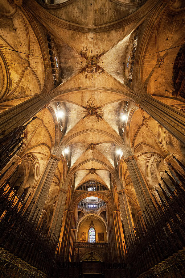 Barcelona Cathedral Interior #4 Photograph by Artur Bogacki